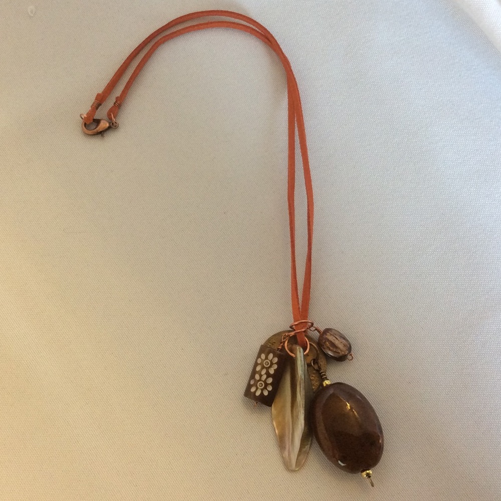 Moved to boutique 💕Handmade Shell Stone Necklace